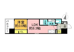 アーバイン比治山の間取り