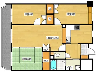 ブリリアンドゥメールの間取り