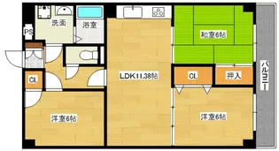 ロイヤルハイツ下田弐番館【4階】の間取り