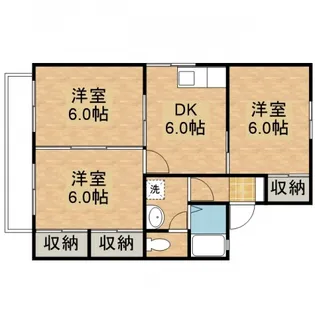 セジュール花みずきC棟【1階】の間取り