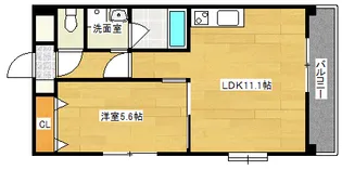 コンフォール空港通り【7階】の間取り