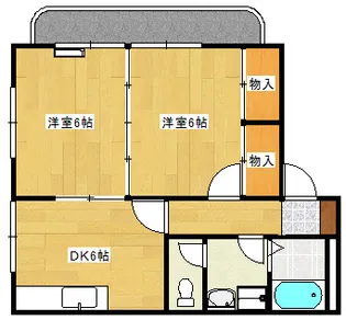 プチメゾン【3階】の間取り