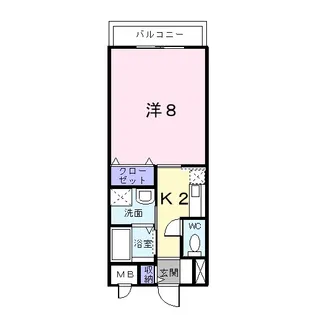 カーサ船越南【1階】の間取り