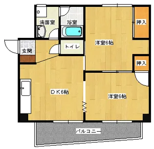 洋光ハイツ中山の間取り