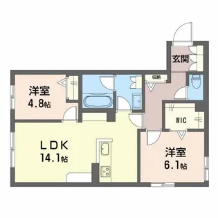 グリーンガーデン東雲の間取り