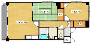 ショウリュウビル【2階】の間取り