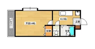 ウイング川内の間取り