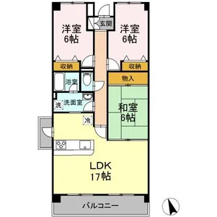 第一川本ビル【3階】の間取り