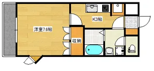 WESTSIDECOURT【1階】の間取り