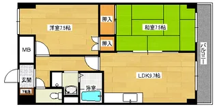 田部ビル【10階】の間取り