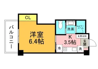 川本コーポの間取り