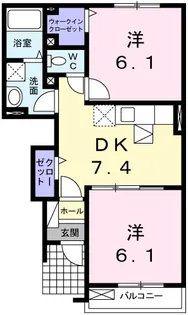 パストラルSC棟の間取り
