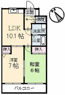 パークツインズA棟の間取り