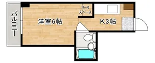 宇品コーポ【3階】の間取り