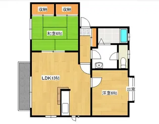 ディアス中山新町の間取り