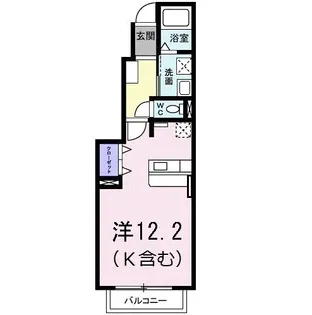 アウローラ【1階】の間取り