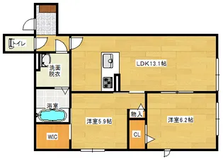 ヴァンルースの間取り