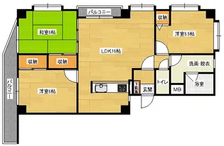 ラフィーネカツタの間取り