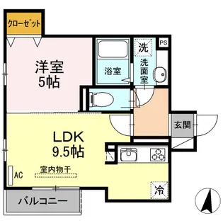 グランメゾン霞【2階】の間取り