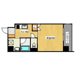 VILLAOASISUJINAの間取り