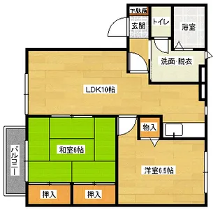 エアリーズ【2階】の間取り