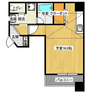 グランドポレストーネ金屋【4階】の間取り