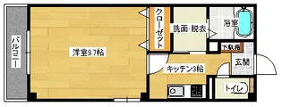 フォブール銀河3【3階】の間取り