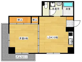 コーポST【6階】の間取り