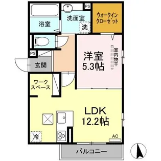 和留津の間取り