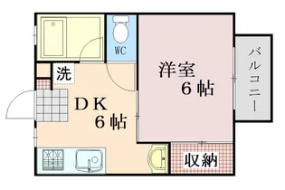 フローレンス2番館【2階】の間取り
