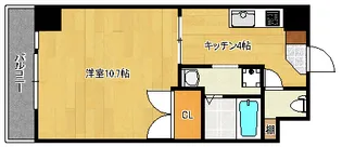 ベラ福本【702号室】の間取り