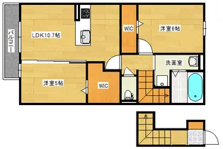 ガーデン高取の間取り
