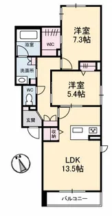 BEREON【1階】の間取り