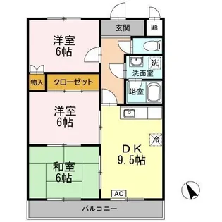 アゼリア祇園【4階】の間取り