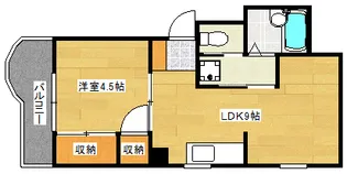 コーポ神田【3階】の間取り