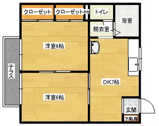 ファミール安東の間取り