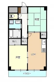 パレ広瀬【3階】の間取り