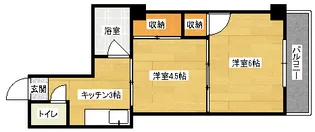 シャトレサン二コラ【4階】の間取り