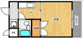 グレース中広通り【4階】の間取り