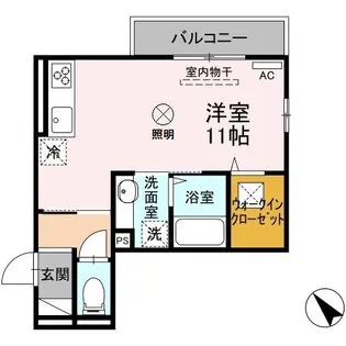 サクラーレ【1階】の間取り