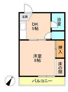 八千代ビル【201号室】の間取り