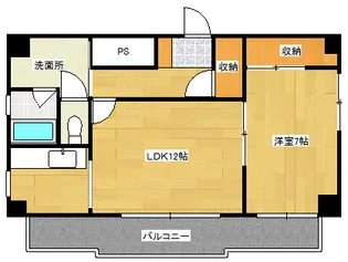 リオプラザ上幟【5階】の間取り