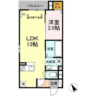 CASAニックス4【1階】の間取り