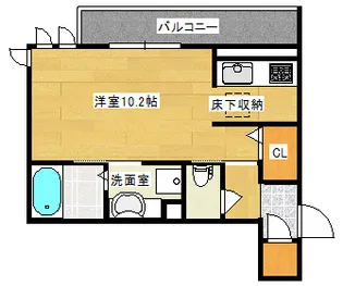 シャルール【2階】の間取り