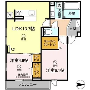 ファミールJの間取り