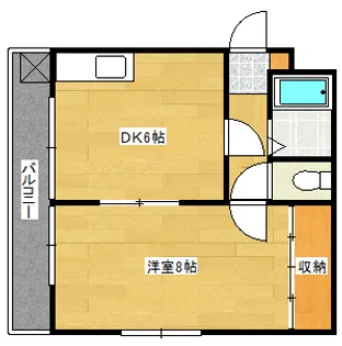 アークハイツ宮田【401号室】の間取り