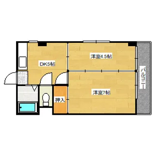 引地ビル【2階】の間取り