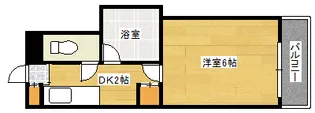 エステート古江新町【2階】の間取り