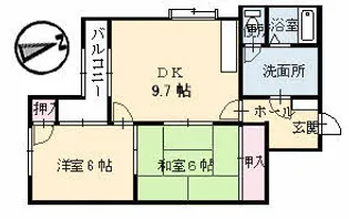 メゾン江波東の間取り