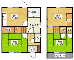 広島県広島市安佐南区長束5丁目【一戸建】の間取り